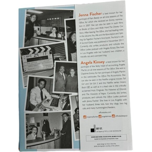 The Office BFFS Large Hardcover Book 2022 Jenna Fischer Angela Kinsey TV Show - Picture 4 of 8